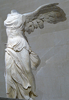 Image of Winged Victory of Samothrace statue