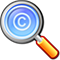 picture of copyright magnifying glass